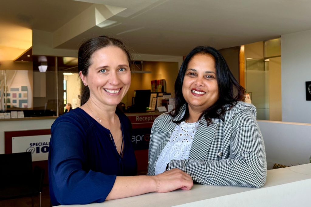 CREI fertility specialists Dr Elizabeth Glanville and Dr Devashana Gupta at Repromed, Auckland.