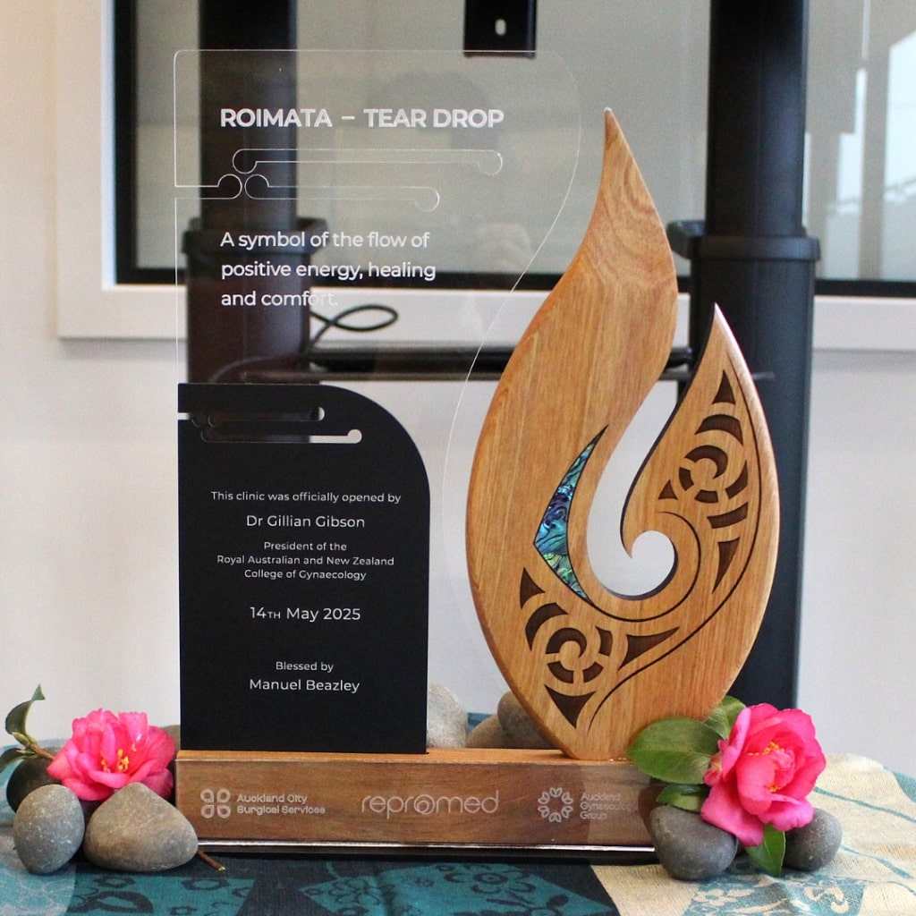 Roimata Koru plaque